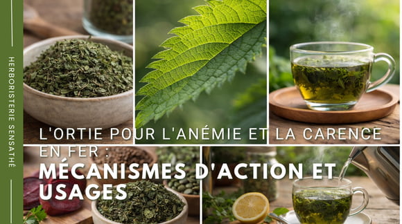 L'ortie pour l'anémie et la carence en fer  mécanismes d'action et usages - Herboristerie Sensathé